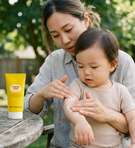 Loción Solar Mineral Coreana para Bebés SPF50 con Óxido de Zinc, Loción Solar Suave para el Cuidado de la Piel Sensible - Product Image 4