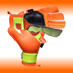 Guantes de Portero de Fútbol 2026, de Cuero, Profesionales, para Exteriores, con Dedos Completos, Correa de Muñeca Ajustable con Gancho y Bucle, Cómodos - Product Image 4