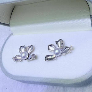 Zhuji Tian Dan Luxury Style <b>Pearl</b> <b>Earrings</b> High Quality Versatile Pure <b>Silver</b> Personalized Fashionable - Product Image 4