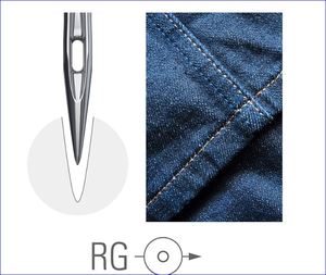 Groz Beckert 769302 10 Nm 65 9 UY 113 GHS Overlock Needle Apparel Machine Parts for <b>Sewing</b> Equipment - Product Image 3