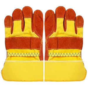 Guantes de Seguridad Industriales de Cuero, Personalización de Marca, Guantes de Protección de Cuero Premium, Precio de Fábrica OEM/ODM - Product Image 1