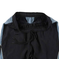 Chaqueta Cortavientos de Verano para Hombre, Negra, Casual, Impermeable, Personalizable, de Alta Calidad, con Cuello en V, Transpirable, Satinada, 220g