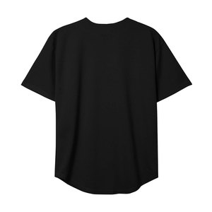 Camiseta de Béisbol Unisex Personalizada de Manga Corta con Impresión por Sublimación, Logotipo Bordado, Uniforme de Béisbol con Franjas Reflectantes Negras - Product Image 6