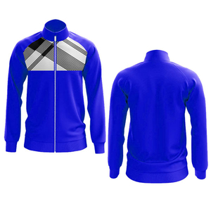 Football <b>Jacket</b> Mens Active Wear Tracksuits <b>Slim</b> <b>Fit</b> Soccer Club Team Track <b>Jackets</b> Sport Running Warm up Polyester Men's <b>Jacket</b> - Product Image 4