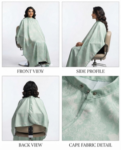 Wholesale Polyester Cotton Waterproof Barber Salon <b>Cape</b> Professional Barber <b>Capes</b> Barber Apron - Product Image 5