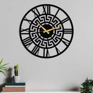Horloge murale en métal tendance qui complète parfaitement les intérieurs modernes, industriels, rustiques et minimalistes sans effort. - Product Image 1