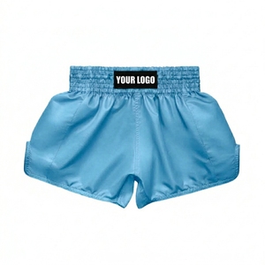 MMA BJJ Compression <b>Shorts</b> Front Logo <b>Men</b> Boxing <b>Shorts</b> Loose Fit Quick Dry Breathable Light Weight 100% Martial Arts Wear - Product Image 2