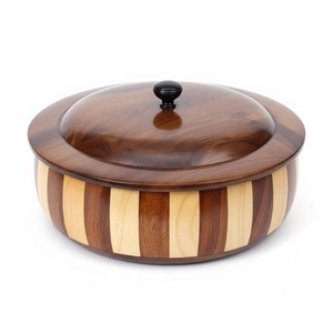 Conteneur rustique en bois pour la présentation des aliments - Product Image 2