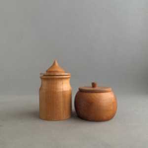 Wooden <b>Storage</b> <b>Jar</b> & Container 250ml Eco-Friendly Durable Multifunction Spice Tea & Coffee <b>Jar</b> <b>for</b> <b>Kitchen</b> Use - Product Image 5