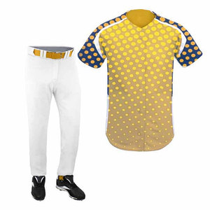 Uniforme de béisbol al por mayor, conjunto completo de camiseta y pantalón deportivo sublimados para ropa deportiva - Product Image 4