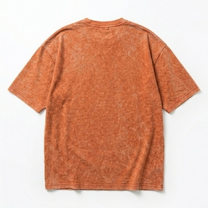 เสื้อยืดโอเวอร์ไซส์ทรงบ็อกซี่ คอกลม แขนสั้น ผ้าฝ้าย 100% พิมพ์ลายดิจิทัล สไตล์สตรีทแวร์ สำหรับใส่ในชีวิตประจำวัน แบบวินเทจล้างสีพิเศษ - Product Image 5