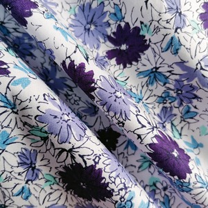 Tela Popelina de Algodón Peinado de Alta Densidad 50s con Estampado de Margaritas para Vestidos, Faldas y Juguetes de Niñas, Estilo Liso - Product Image 1
