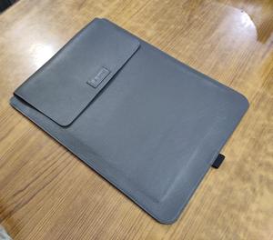 Aniline Full Grain Leather Safety Laptop Sleeves Covers Multifunction <b>Tablet</b> Protection Mouse Pad <b>Stand</b>/Bracket Business Vintage - Product Image 5