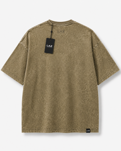 เสื้อยืดวินเทจลายโลโก้แบบแอซิดวอช คุณภาพเยี่ยม เสื้อผ้าผู้ชายใหม่ เสื้อยืดแอซิดวอช ผ้าฝ้าย 100% สตรีทแวร์ ฮิปฮอป แบบเรียบ - Product Image 5