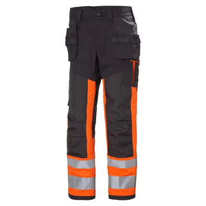 Pantalones de Trabajo de Seguridad de Poliéster Duradero de Alta Visibilidad, Pantalones Cargo con Cinta Reflectante, Bolsillos para Herramientas, Bolsillos para Rodillas, Certificación CE - Product Image 4