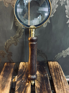 Loupe Métallique Antique Décoration Maritime Vintage 8,5 Pouces Loupe de Lecture Portative Accessoire de Bureau Nautique Classique pour la Maison - Product Image 3