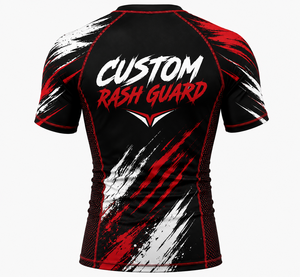 Maillot de compression personnalisé à manches courtes pour MMA, BJJ, Jiu Jitsu, Grappling – Haut d'entraînement athlétique, vêtement de sport par sublimation - Product Image 6