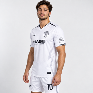Premium Quality Hot Selling 100% Polyester Soccer Jersey Made in Pakistan - Product Image 3
