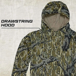 Service OEM, Sweat-shirts à capuche de luxe pour hommes, 100% Coton, motif camouflage forestier, coupe oversize et carrée, grammage lourd et épais, haute qualité - Product Image 3