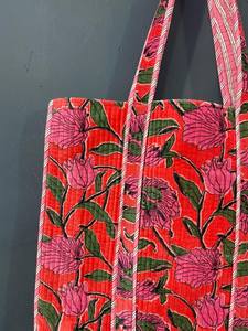 Sac fourre-tout en coton personnalisé pour femmes, motif vintage, multicolore, fermeture éclair durable, sac tendance, léger, sacs d'hiver et d'été - Product Image 4