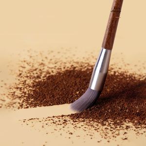 Barista Coffee Tool Wood Handle Cleaner Manual Coffee Grinder Brush for Espresso <b>Machine</b> Grounds Cleaner - Product Image 3