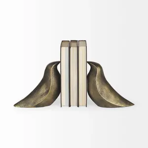 Support de livre moderne en métal, support de lecture portable pour étudiants et enseignants, serre-livres verticaux en pierre faits à la main, décoration haut de gamme - Product Image 1