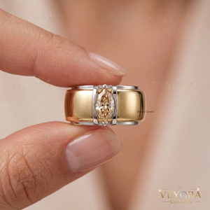 Anillo de Plata de Ley 925 Sólida con Gema Marquise, Accesorio de Lujo para el Elegante Anillo Oura - Product Image 2