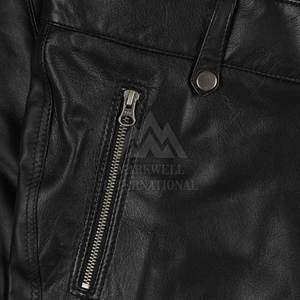 Pantalones de Cuero para Hombre, Último Modelo en Venta Online 2026, Pantalones de Cuero Genuino a la Moda para Hombre - Product Image 4