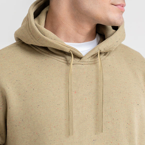 Sudadera con Capucha Extra Grande Beige Personalizada para Hombre, con Capucha con Cordón y Bolsillo Tipo Canguro, Estilo Casual Urbano - Product Image 5