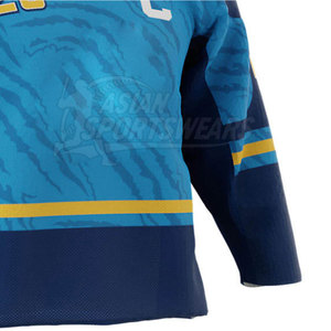 Jersey de hockey sobre hielo con control avanzado de la humedad, tela de alto rendimiento que mantiene la ropa seca, a bajo precio. - Product Image 4