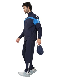Survêtement pour homme personnalisé, veste à fermeture éclair surdimensionnée et pantalon de jogging, 100% polyester, survêtements de jogging, streetwear, survêtements décontractés - Product Image 3