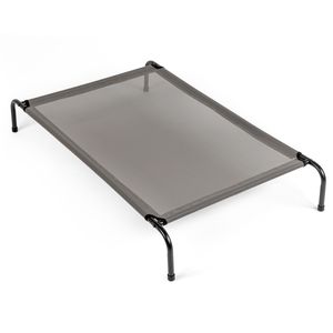 Cuccia per Cani XL in Finta Pelliccia, Grigia, 109 cm (L) x 66 cm (P) x 20 cm (A), Lavabile e Rimovibile, con Motivo a Tinta Unita, per Uso Interno - Product Image 3