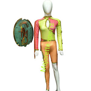 Traje de Baile para Mujer, Vestuario de Entrenamiento de Danza, Ajuste Cómodo, Ropa Profesional para Práctica, en Venta - Product Image 1