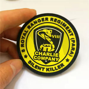 Eco Friendly Custom Good Quality PVC Patch Recycle Material 3D Silicone Patch Fashion Design Logo Brand Rubber <b>Labels</b> - Product Image 2