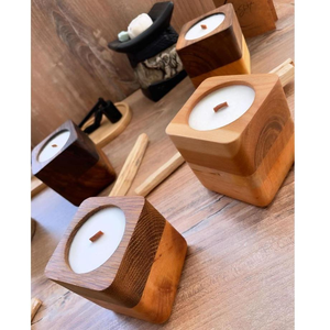 Nouvelle Bougie en Bois Faite à la Main, Forme et Taille Personnalisées, Faible Coût, Décoration Maison, Bureau, Restaurant, Fournisseur Indien, Noël - Product Image 2