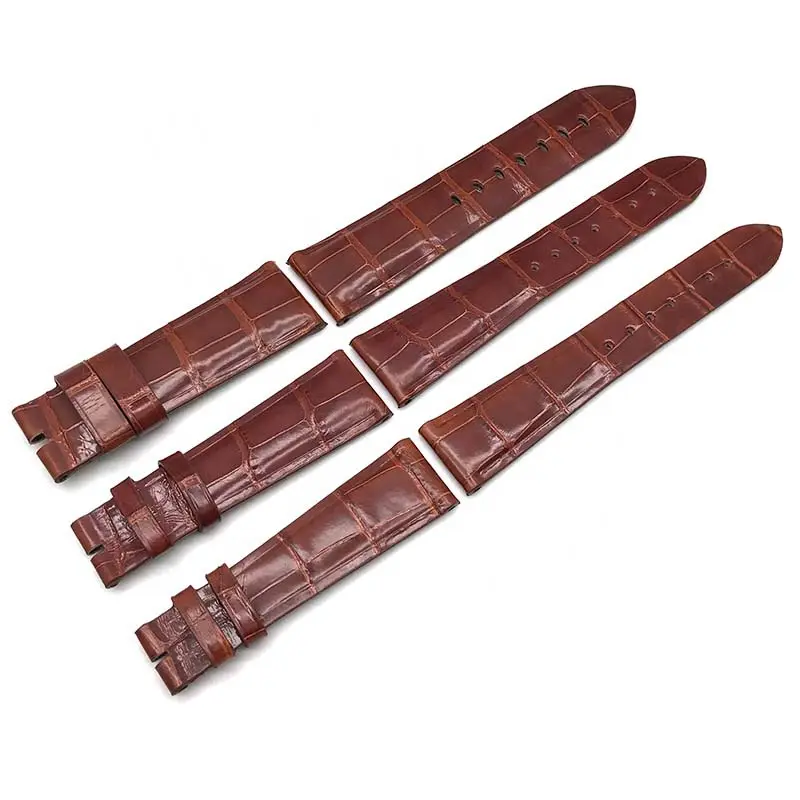 2023 Trending Top Rated Genuine Alligator Leather Watch Bands Luxury Watch Straps crocodile leather watch band