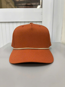Gorra de Béisbol de 5 Paneles con Visera Precurvada y Cuerda, Personalizable con Logotipo, Fabricada en Vietnam, para Adultos, Estilo Energético, para Actividades al Aire Libre - Product Image 1