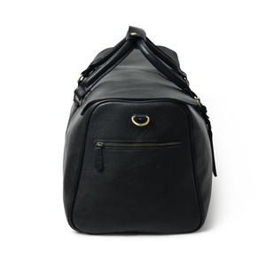 Genuine Leather Duffel <b>Bags</b> Large Space Leather Travel Duffle <b>Bags</b> for Men Custom Embossed Printing - Product Image 2