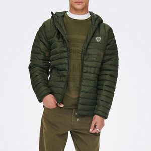 Pakistan Manufacturer Best Quality 2026 Eco-Friendly & Breathable Stand Collar Front Logo Custom Made Waterproof <b>Puffer</b> <b>Jackets</b> - Product Image 4