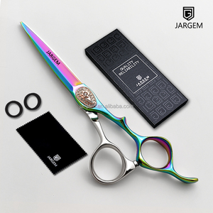 Tijeras de pelo de diseño colorido Tijeras de corte de peluquero de grado premium de 6,0 pulgadas Japón VG10 Herramientas de peluquería - Product Image 5