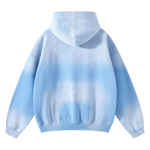 Newest Design Top Trendy Acid Wash Oversized <b>Hoodie</b> Lightweight Pullover With Pocket Manufacturer Cheap Prices Acid Wash <b>Hoodie</b> - Product Image 6