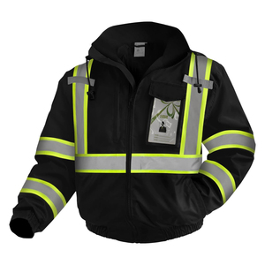 High Performance <b>Winter</b> Safety <b>Workwear</b> Clothing Jacket High Visibility Industrial Outerwear Manufacturer Supply - Product Image 1