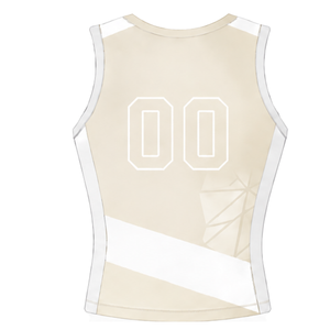 Maillot de football blanc neutre sans manches, uniforme sportif, tenue d'entraînement d'équipe, vêtements personnalisés, vêtements de performance - Product Image 2