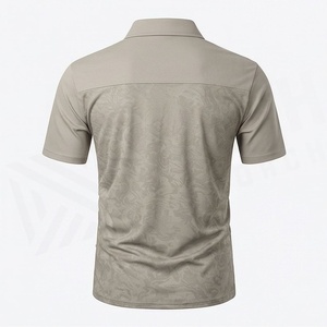 Polos de Seda y Algodón Transpirables para Hombre, Logotipo Bordado, Alta Calidad, Lisos, para Golf, Camisetas Únicas, Color Personalizado, Ropa Deportiva - Product Image 2