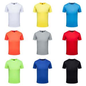 เสื้อยืดคอกลมแขนสั้นผ้าโพลีเอสเตอร์ 100% สำหรับฤดูร้อน รับผลิตตามสั่ง ขายส่ง พร้อมสกรีนโลโก้ เสื้อยืดกีฬาแห้งเร็วสำหรับผู้ชาย - Product Image 2