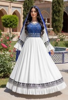 Robes pour femmes afghanes de haute qualité, solides, avec fermetures éclair, tailles et couleurs personnalisées, dentelle, pompons, boutons décoratifs, robes décontractées pour femmes