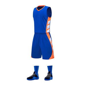 Basketball Uniforms Professional Mesh Sports Kit Quick Dry Sleeveless Jersey Custom Team Color Design - Product Image 2