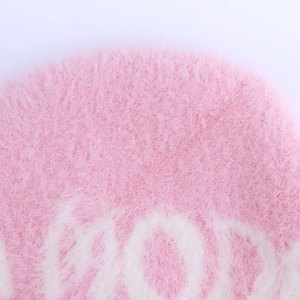 Wholesale Trendy Knitted <b>Beanies</b> Custom Letter Patterns Colorful Knit Caps Artistic Embroidery Headwear for Street Fashion - Product Image 6