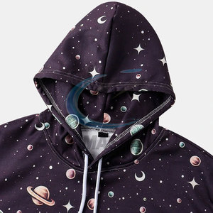 Sweats à capuche durables pour sublimation avec coutures robustes, en molleton uni hiver décontracté, mélange de coton respirant pour usage quotidien - Product Image 3