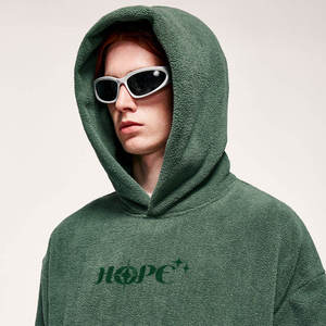 Sudadera con Capucha para Hombre, 100% Algodón, Estilo Holgado, con Forro Polar Sherpa, Tie-Dye, Logotipo Frontal, de Alta Calidad, Ideal para Invierno - Product Image 1
